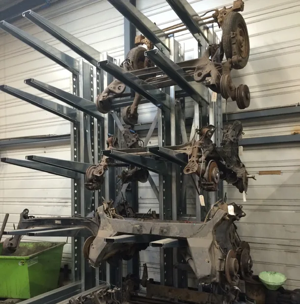 Cantilevers pour essieux
